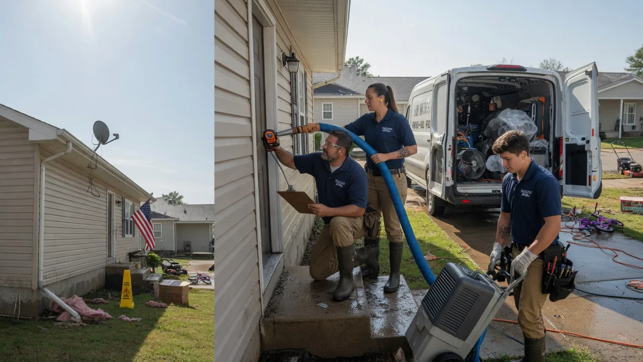 Ceiling Water Damage Restoration in Elizabethtown, IN near me